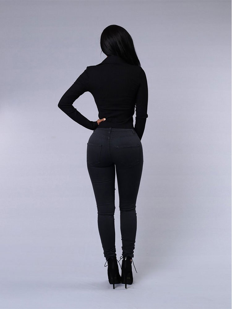 Sexy Ripped Denim Jeans for Women
