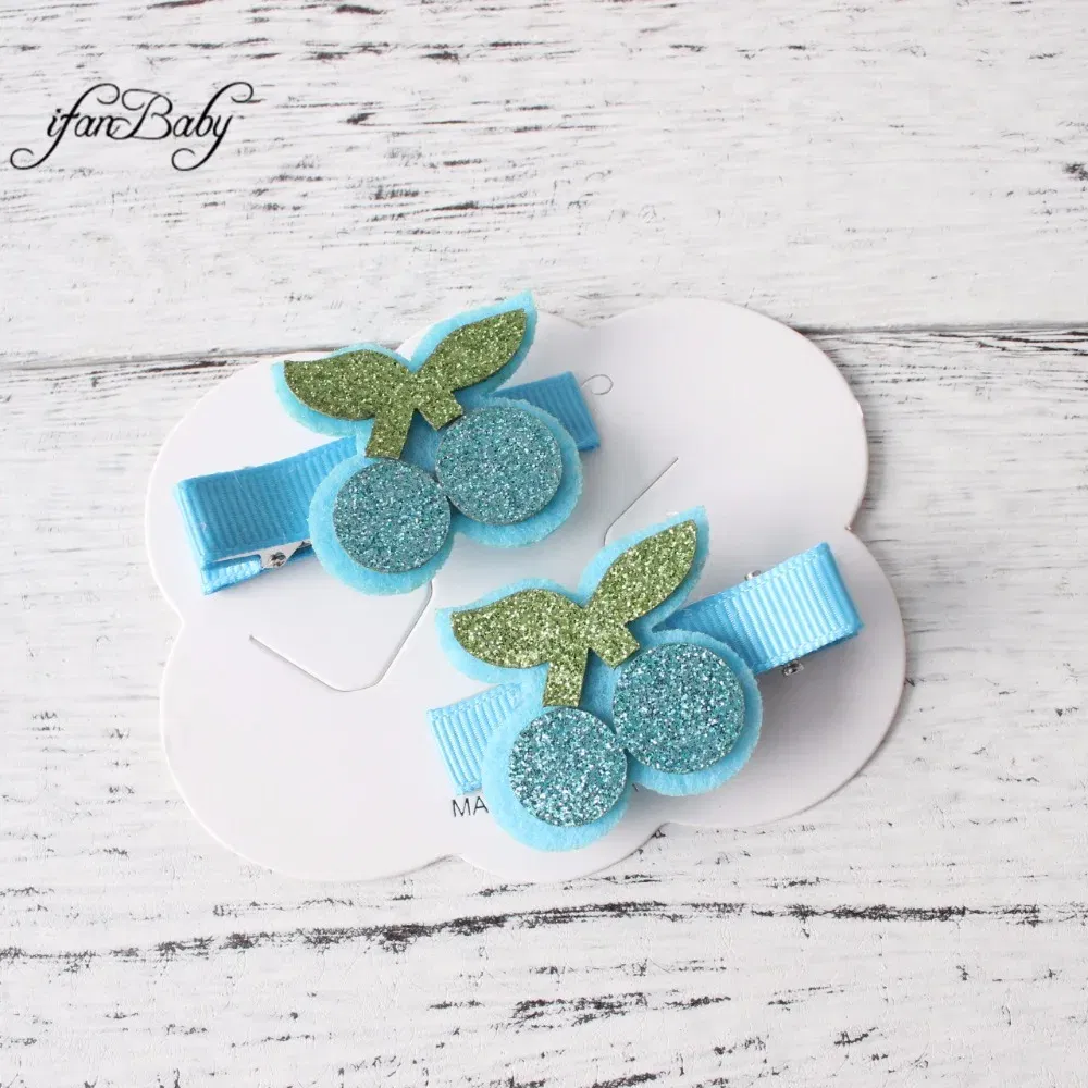 Color: Red - Girl Hair clips ,flower clips.Cute Children Accessories Hair pin