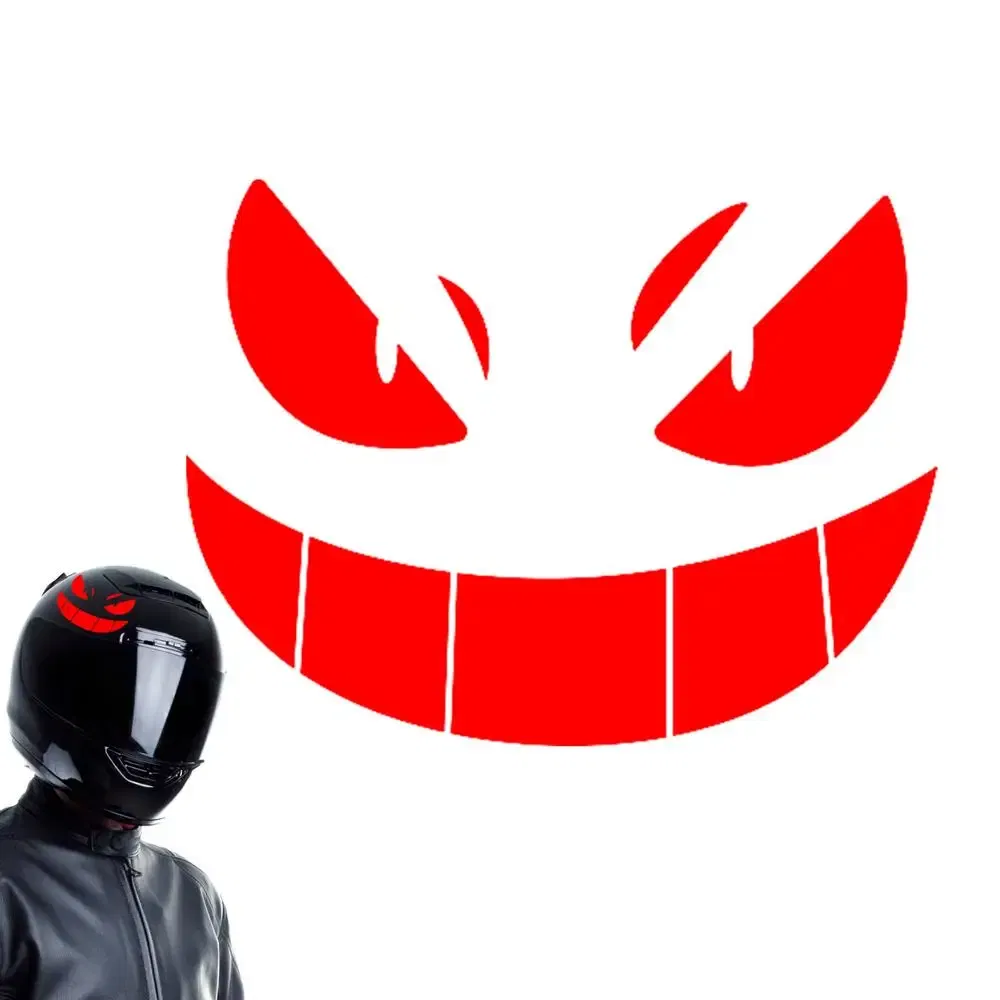 Color: Red, Ships From: CHINA - Reflective Eye Decal Waterproof Eyes Car Stickers Yellow Night Safety Driving Caution Tear-Resistant Horror Graphics For Bumpers