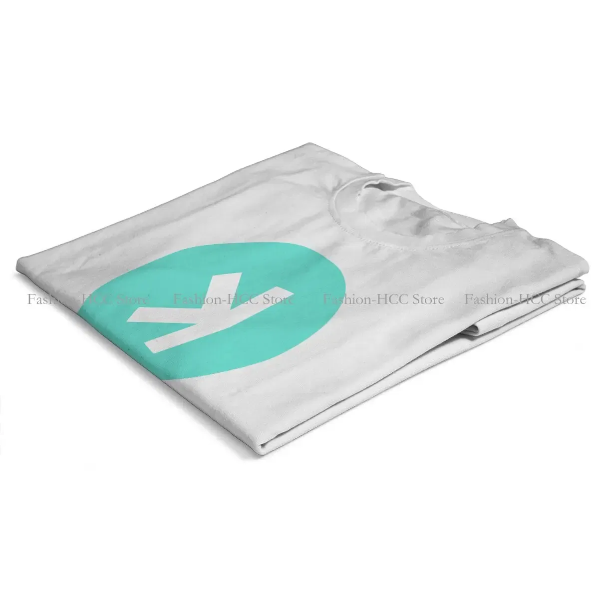 Color: WHITE, Size: XXL - Kaspa Kas Special Polyester TShirt Bitcoin Top Quality New Design Gift Clothes T Shirt Stuff