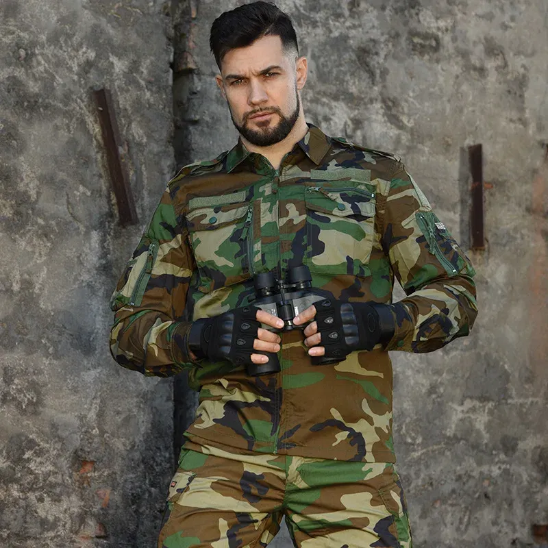 Men's Tactical Set Uniform Airsoft Gear Equipment Outdoor Working Clothing Sports Suits