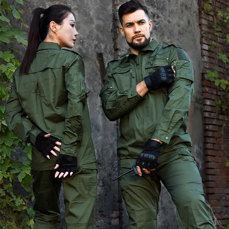 Men's Tactical Set Uniform Airsoft Gear Equipment Outdoor Working Clothing Sports Suits