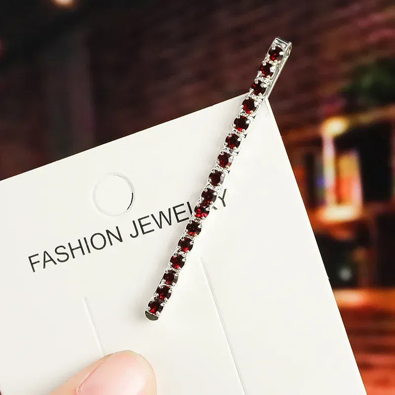 Color: Light purple, Ships From: CHINA - 2020 New Elegant Rhinestone Hairpins Women Girls Hair Clips Pin Accessories Hair Ornaments Hairclip Hairgrip Barrettes Headdress