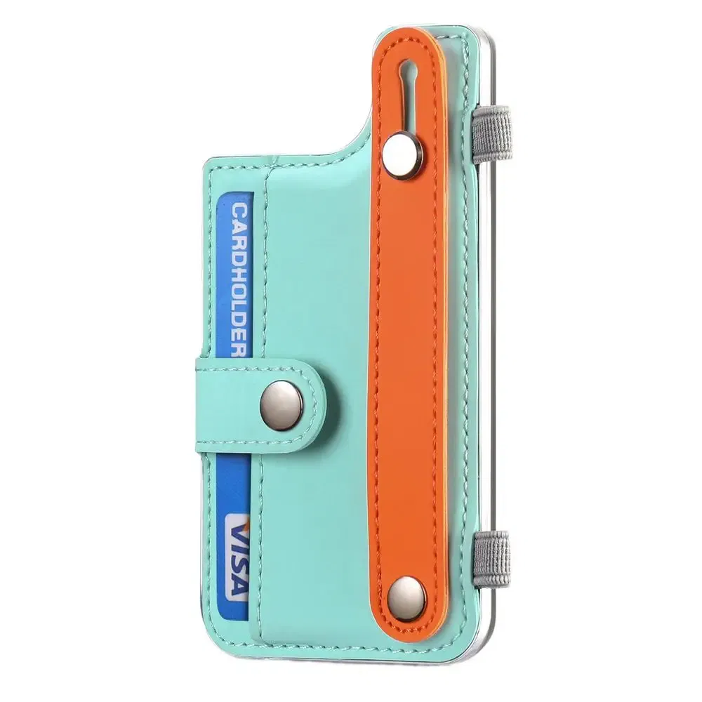 Color: green, Ships From: CHINA - Card Holder For Back Of Phone Universal Card Holder For Phone Case Multifunctional Phone Wallet Attachment With Pen Clip For All