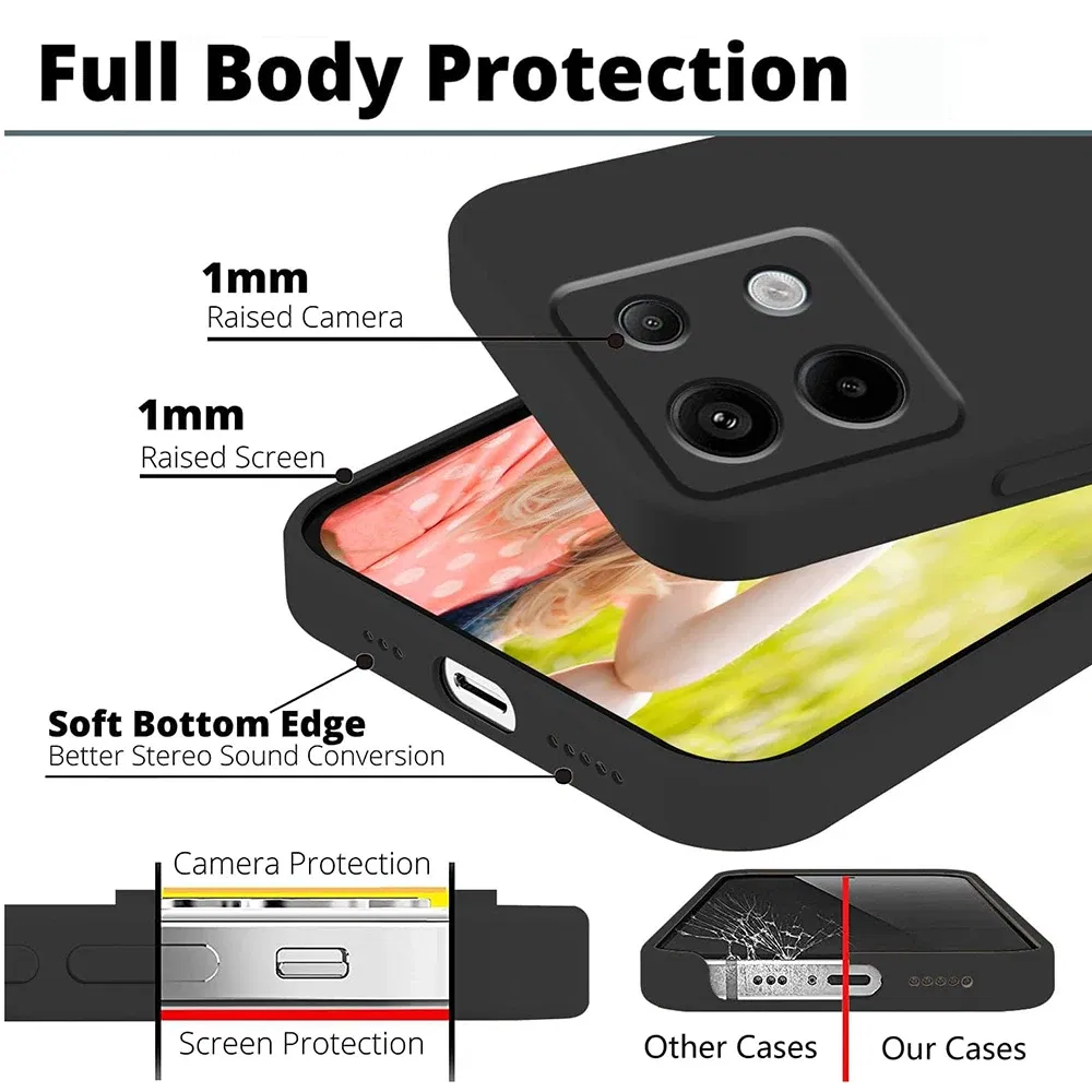 Color: Trans-dark Pink, Material: ABS - Black Practical Silicone Phone Case For Xiaomi Redmi Note 14 13 12 11 10 9 8 7 Pro Plus 5G 4G 8T 9S 9T 10T 10S 11S 12S Cover