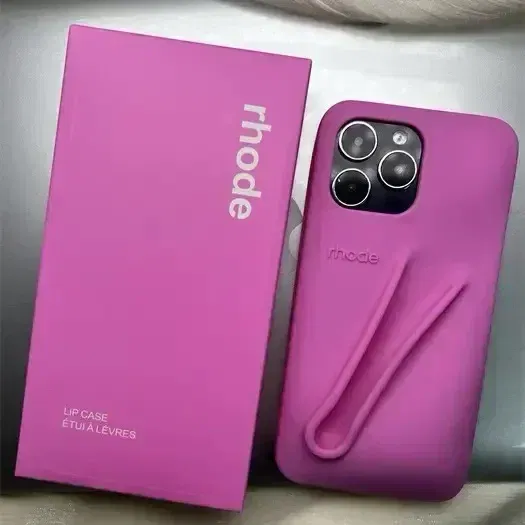 Color: Red, Material: PP - Quality Fashion Box for Rhode Phone Case Gift Packaging Lipstick Box for Girl for IPhone 16 15 14 13 12 11 Pro Max XR XsMax Case