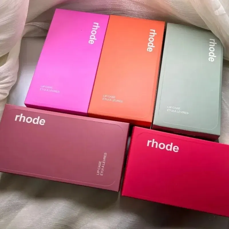 Color: Red, Material: PP - Quality Fashion Box for Rhode Phone Case Gift Packaging Lipstick Box for Girl for IPhone 16 15 14 13 12 11 Pro Max XR XsMax Case