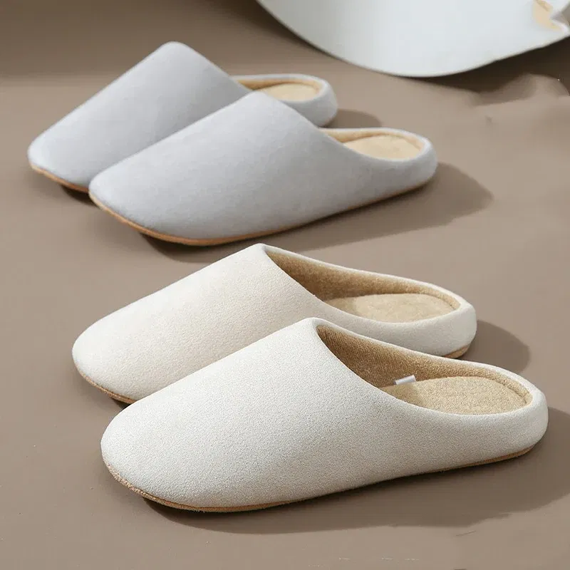 Color: Grass-Green, Shoe Size: 38-39, Ships From: CHINA - Asgard Women Warm House Slippers Winter 2024 New Silent Flat Bedroom Slides Indoor Cozy Fur Women Cotton Shoes Men Fuzzy Slipper