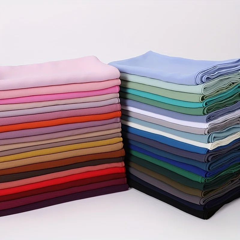Color: ROYAL BLUE, Size: One Size - A Pure Color Silk Scarves Imitation Silk Stripes Fashion Shawl Sunscreen Scarves Chiffon Scarf 110 * 110 CM
