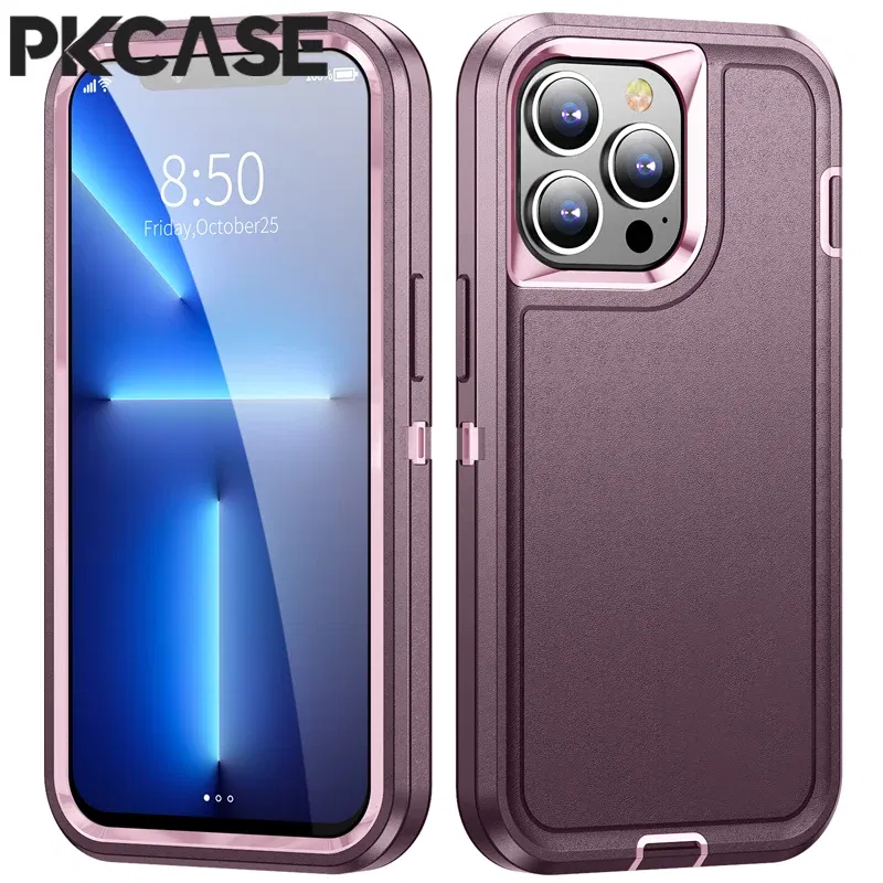 Color: Gold, Material: Microfiber - PKCASE Shockproof Case For iPhone 13 Mini 12 11 Pro Max 6 7 8 Plus Bracket Protective Cover For iPhone X XS XR SE 2020 2022
