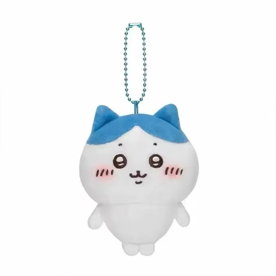 Color: HotPink - 10CM Chiikawa Pajama Plush Pendant Keychain Cartoon Usagi Hachiware Usachi Doll Pendant Keychains Chiikawa Plush Doll Toys Gifts