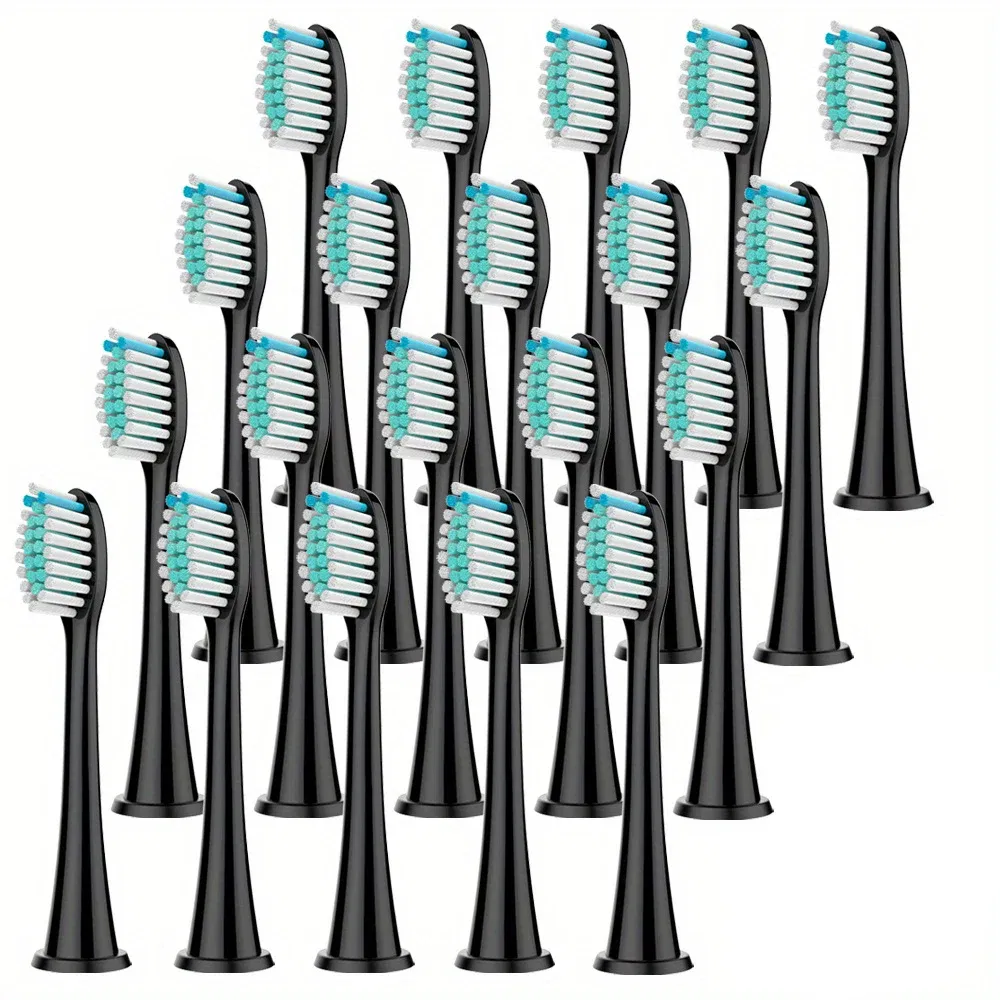 Color: green - Electric toothbrush head, replaceable sonic electric toothbrush head, suitable for Philips Sonicare's electric replaceable brush