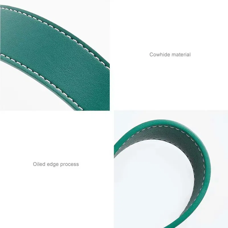 Color: black - Bag extended shoulder strap for Goyard Bowling 25 toiletries bag handle shoulder replacement strap bag modification accessories