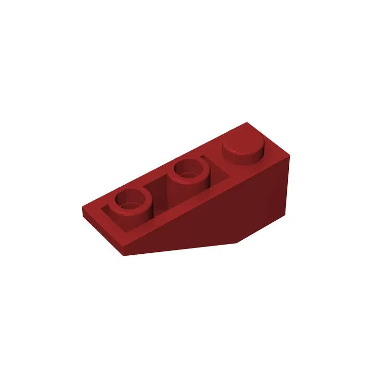 Color: CORAL RED - Gobricks GDS-596 Slope, Inverted 33 3 x 1 compatiblewith lego 4287 pieces of children's toys Assembles Building Blocks Technical