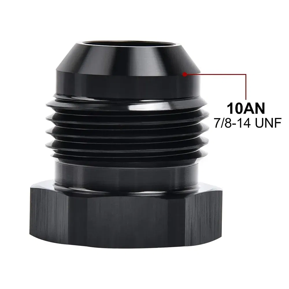 Color: Orange, Ships From: CHINA - AN4 AN6 AN8 AN10 AN12 Aluminum Male Flare Thread Hexagon Head Blanking Plugs Fitting Hex Cap Lock Hose Fitting Adapters Anodized