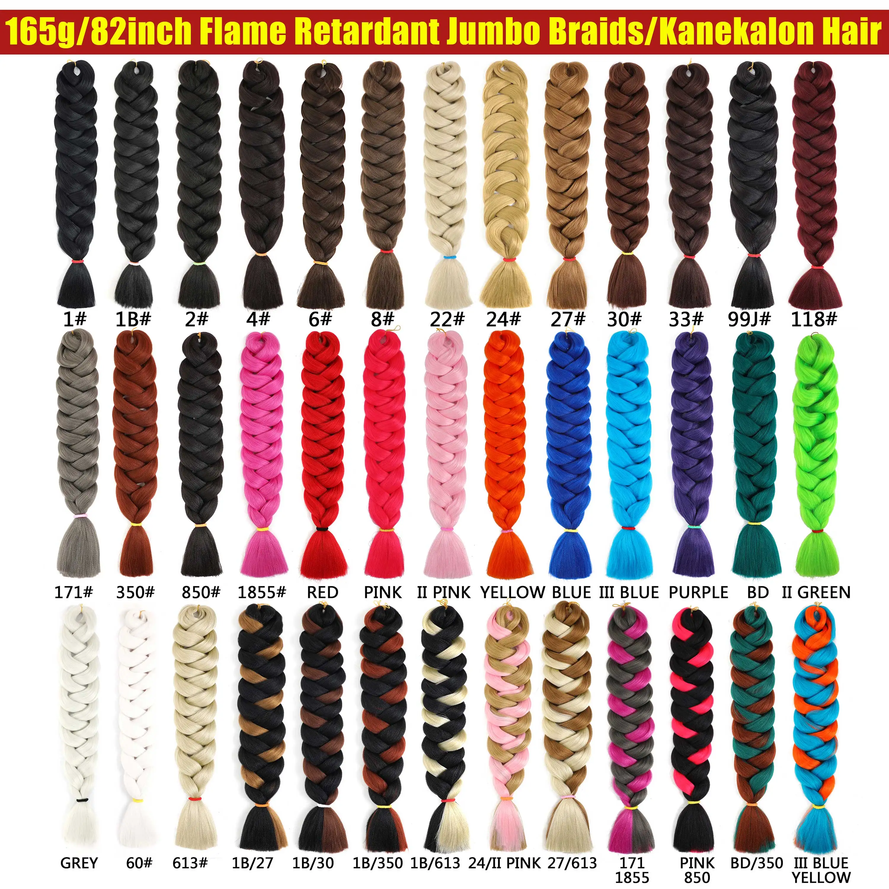 Color: P4/24, Stretched Length: 32inches, Ships From: CHINA, Bulk Buy: 1Pcs/Lot - Synthetic Braiding Hair Wholesale 82Inch 165g Ombre Braiding Hair Packs Jumbo Braid Hair For Women DIY Hairstyle Blue Grey
