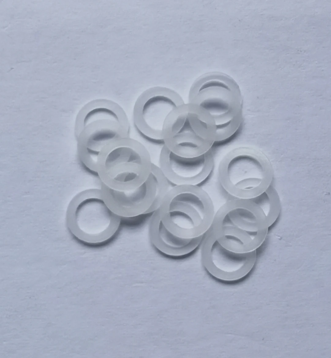 Size: L - 6*4mm 7*4mm 7*5mm pet hair Scissors parts pvc washers