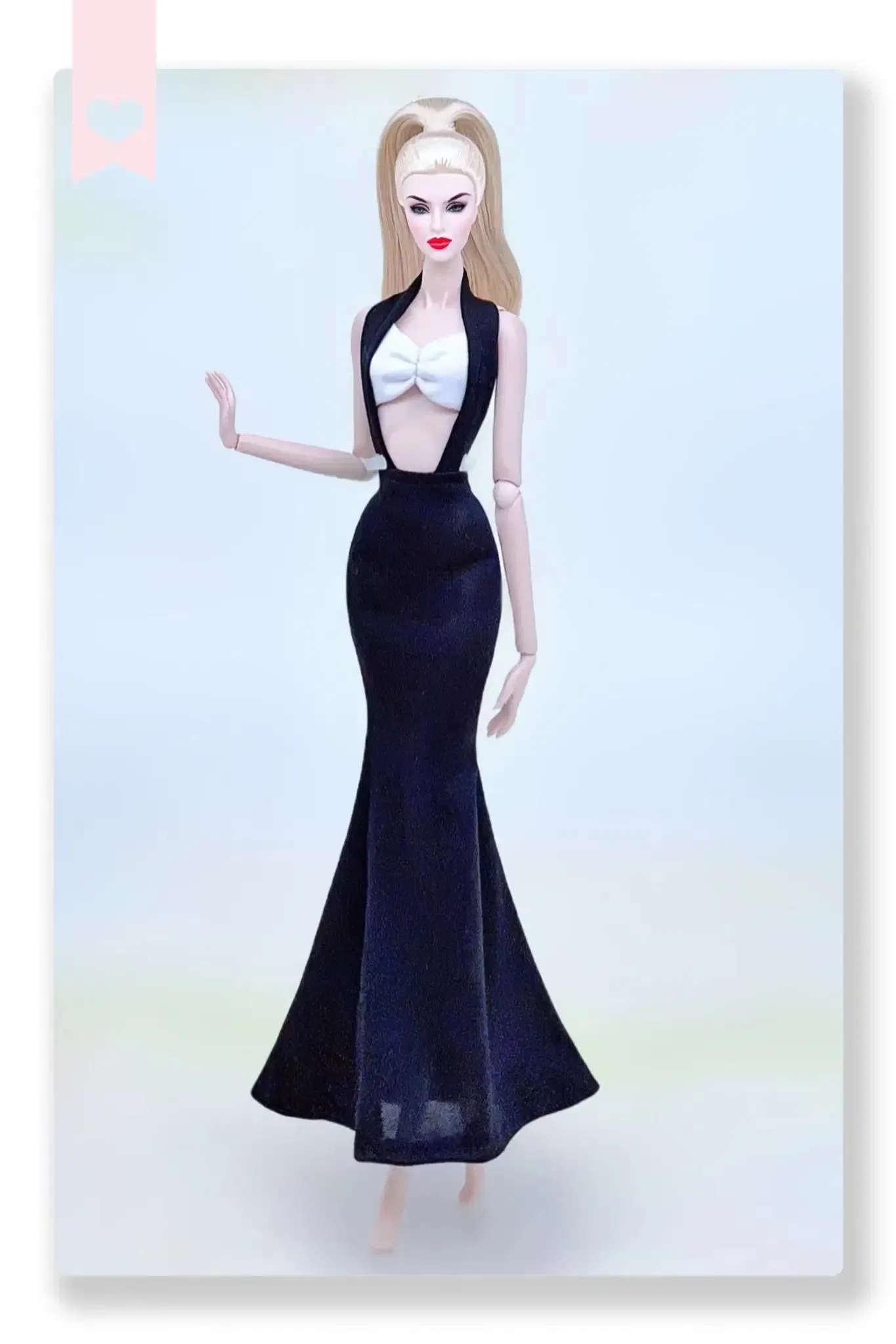 Color: PURPLE - for bride dress for barbie clothes 30 cm dresses gowns doll party dress clothing accessories outfit princess costume wedding