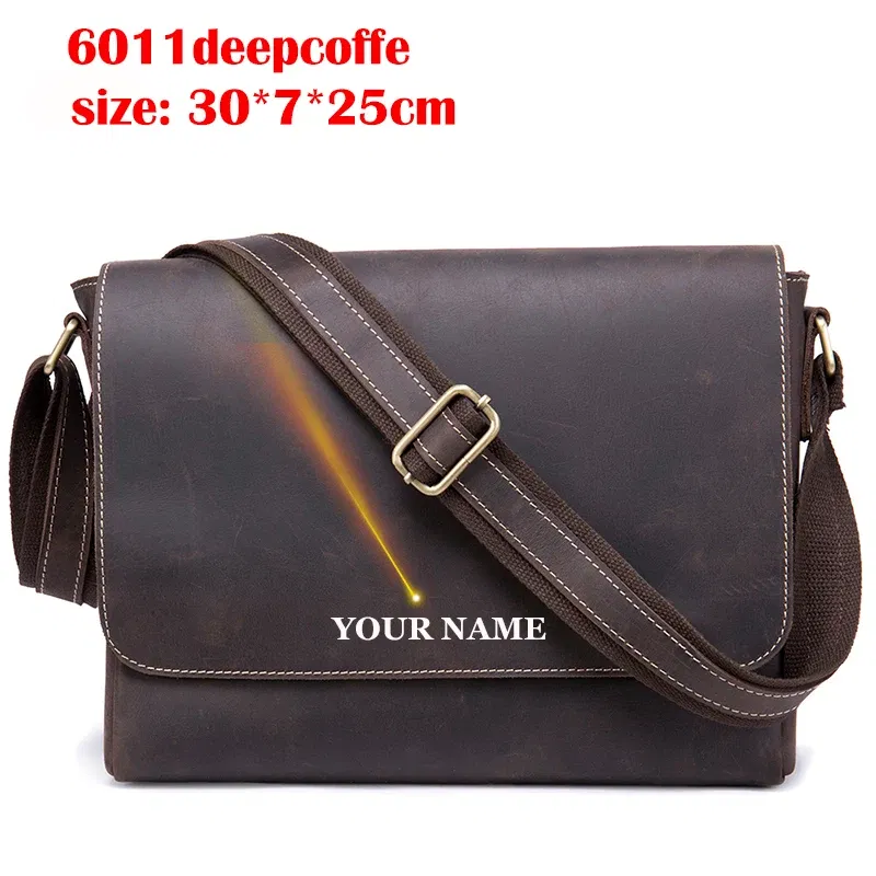 Color: Gold, Ships From: CHINA - WESTAL Crazy Horse Leather Men's Briefcases Laptop Bag Office Bags for Men Cover Messenger Bags Men's Leather Bag Computer Bags