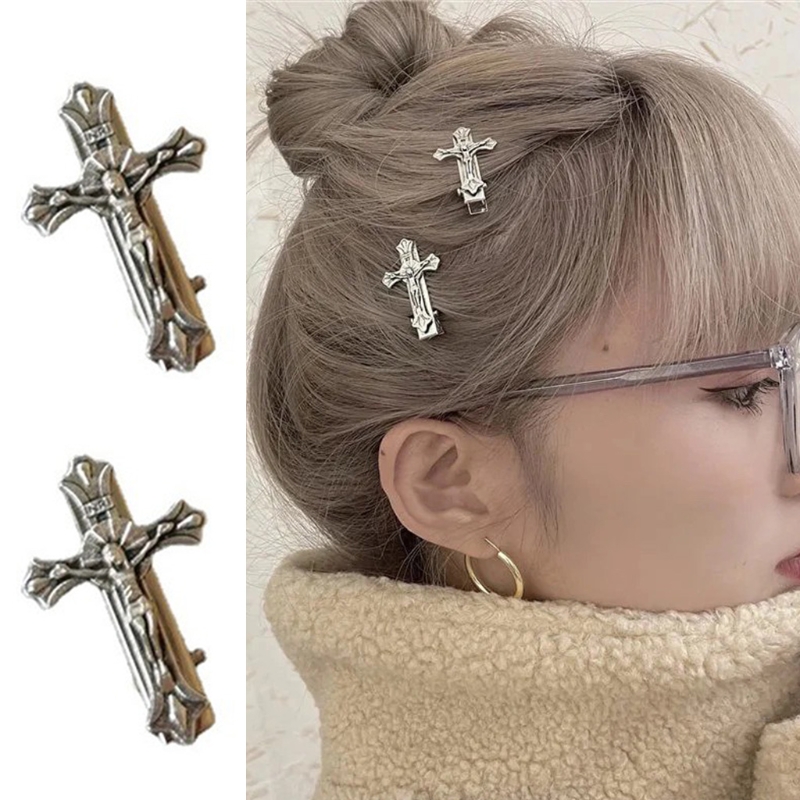 Color: green, Ships From: CHINA - Gothic Hair Clip Punk Bangs Duckbill Clips Halloween Hair Barrettes Cosplay Hairpin Retro Hair Styling Accessories Dropshipping