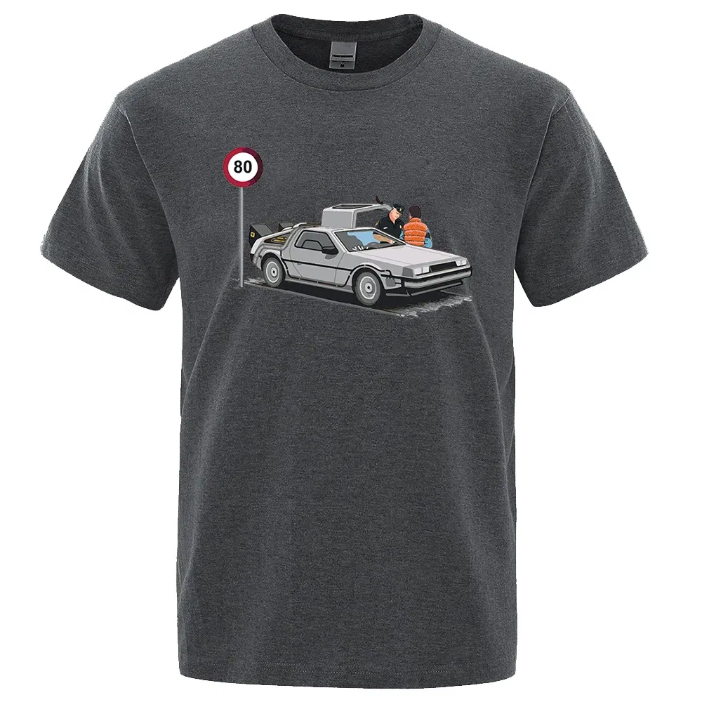 Color: Pink, Size: XXL - I Was Caught Speeding Funny Printed T-Shirts Men Fashion Casual Short Sleeves Loose Oversized T Shirt Breathable Cotton Tees