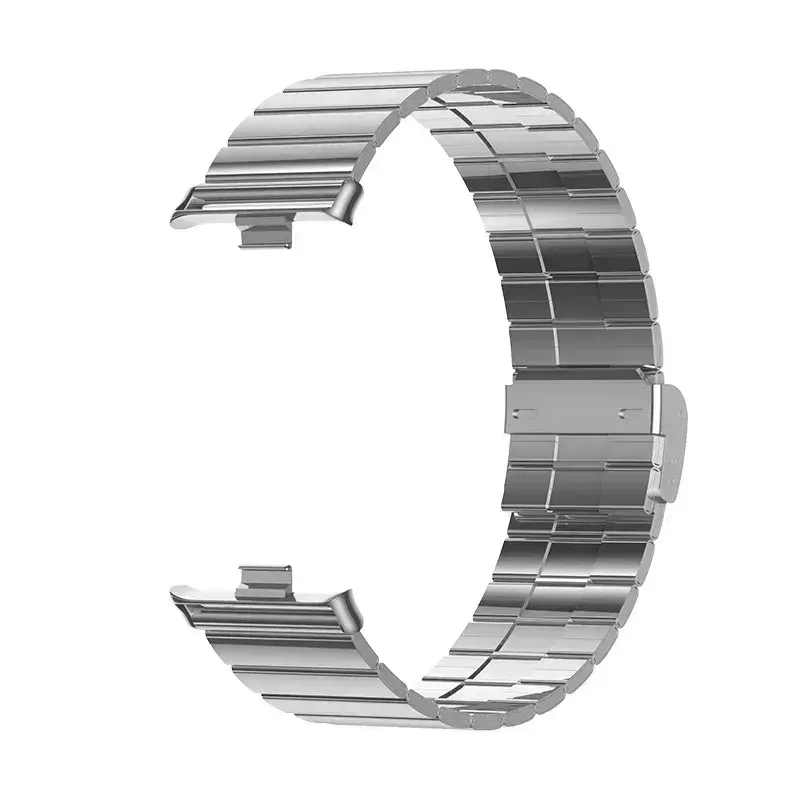 Color: Yellow, Size: XS - Bracelet For Xiaomi Mi Band 8 Pro Strap Xiaomi Mi Band 8 Pro Stainless Steel Bracelet Xiaomi MiBand 8 Pro Belt Watch Strap