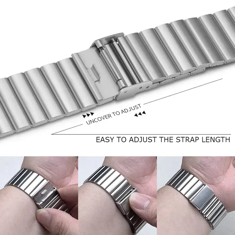 Color: Yellow, Size: XS - Bracelet For Xiaomi Mi Band 8 Pro Strap Xiaomi Mi Band 8 Pro Stainless Steel Bracelet Xiaomi MiBand 8 Pro Belt Watch Strap