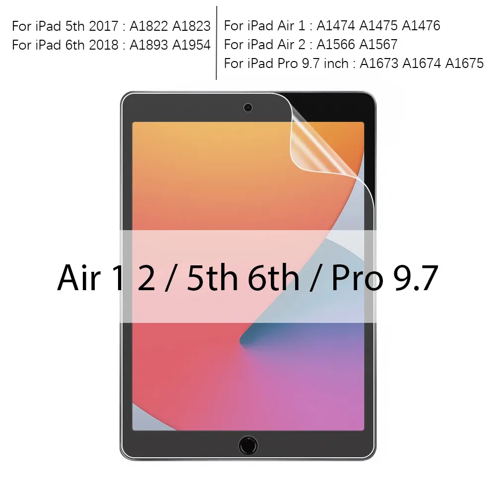 Color: Yellow - Like Paper Film For iPad Pro 13 11 12.9 6th M4 M2 10 9 9th 10th Generation 10.9 Air 5 4 3 Mini 6 10.2 Screen Protector Paperfeel