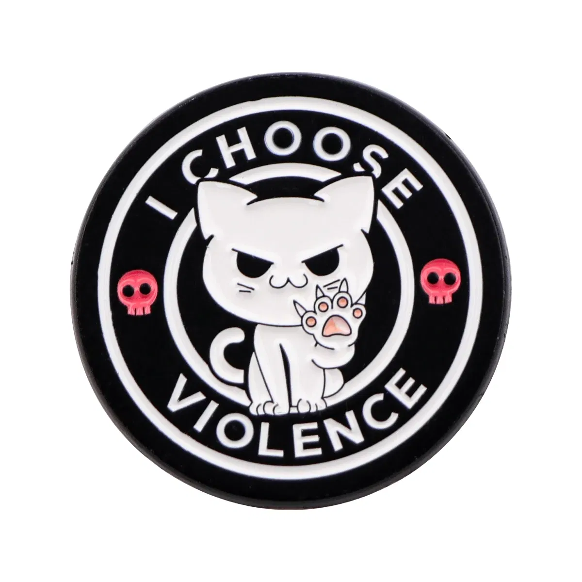 Metal color: Titanium Plated - Cartoon Duck Possum Quotation Lapel Pins for Backpack Metal Enamel Pin Brooch on Clothes Men Women Badges Accessories Gift