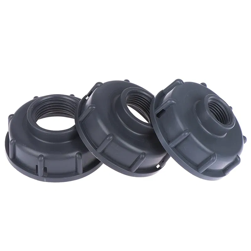 Color: Red - High Quality Household IBC Tank Fittings S60X6 Coarse Threaded Cap To 1/2" 3/4" 1" Adaptor Connector Plastic IBC Tank Adapter