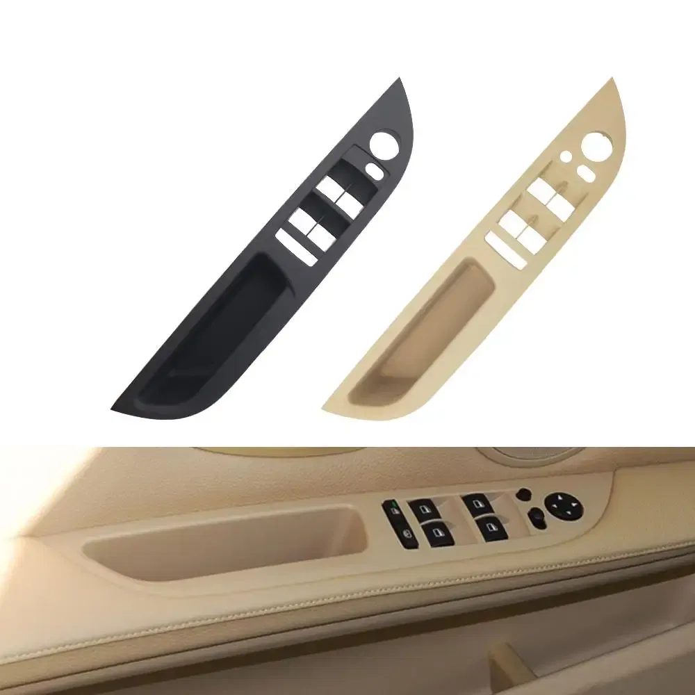 Color: Black, Ships From: CHINA - LHD Car Interior Inner Door Handle Panel Trim Cover For BMW E60 E61 5 Series 520 525 528 2008-2010 Black Beige 51416983705