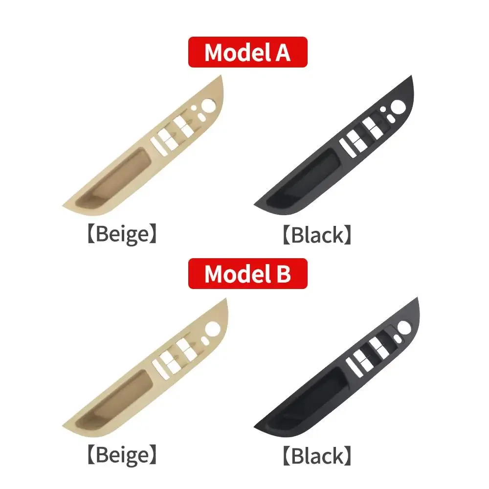 Color: Black, Ships From: CHINA - LHD Car Interior Inner Door Handle Panel Trim Cover For BMW E60 E61 5 Series 520 525 528 2008-2010 Black Beige 51416983705