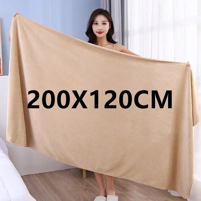 Color: 28#, Size: M - super large smooth and soft double-sided quick-drying microfiber bath towel thickened non-linting towel Sports beauty bath towe