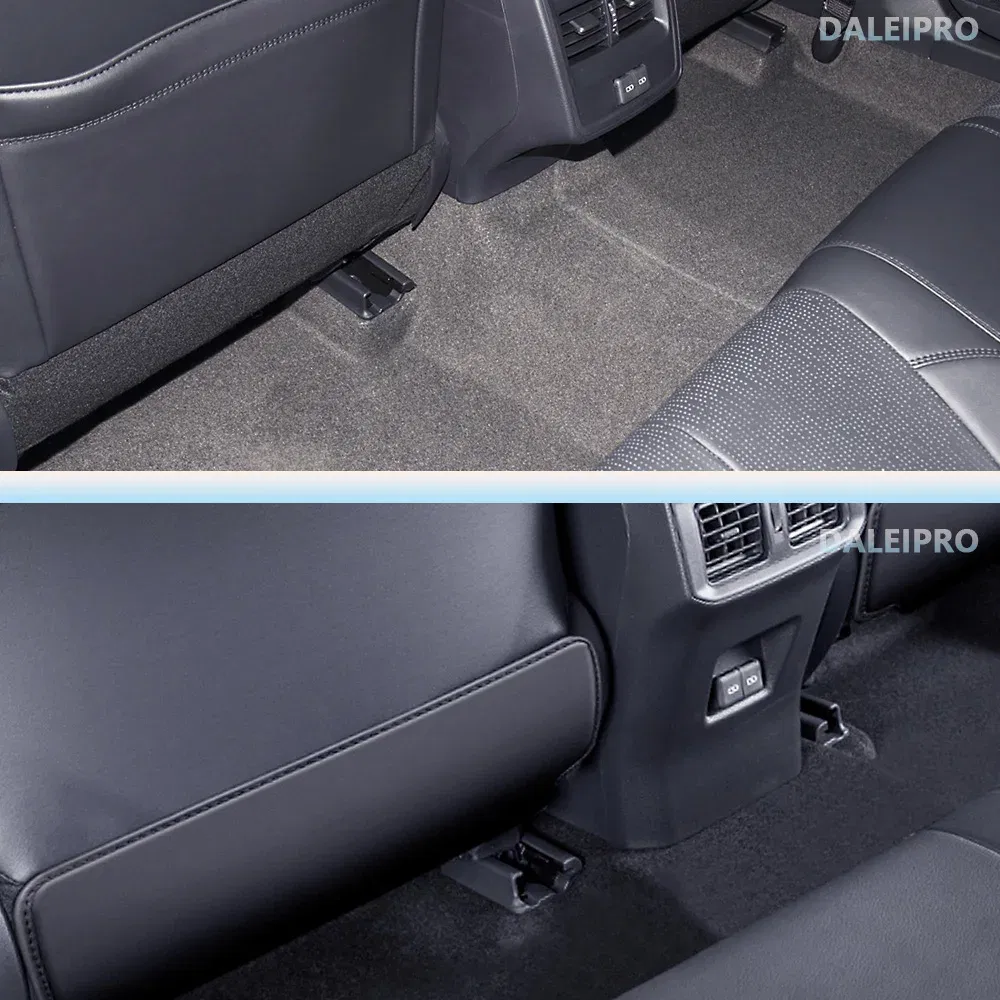 Color Name: WHITE - For Toyota Camry 9th 2024 Car Seat Cover Seat Backs Anti Kick Mat Protector Pad Microfiber Leather Protection Cover