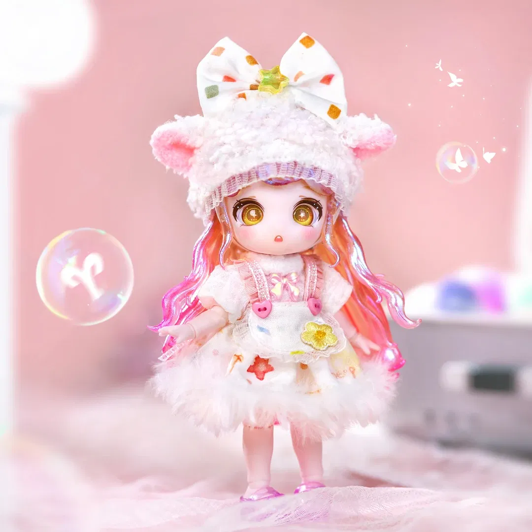 Color: Red - ICY DBS Dream Fairy Season 2 Constellation Maytree OB11 Doll BJD collectible Cute Animal 13cm SD Gift