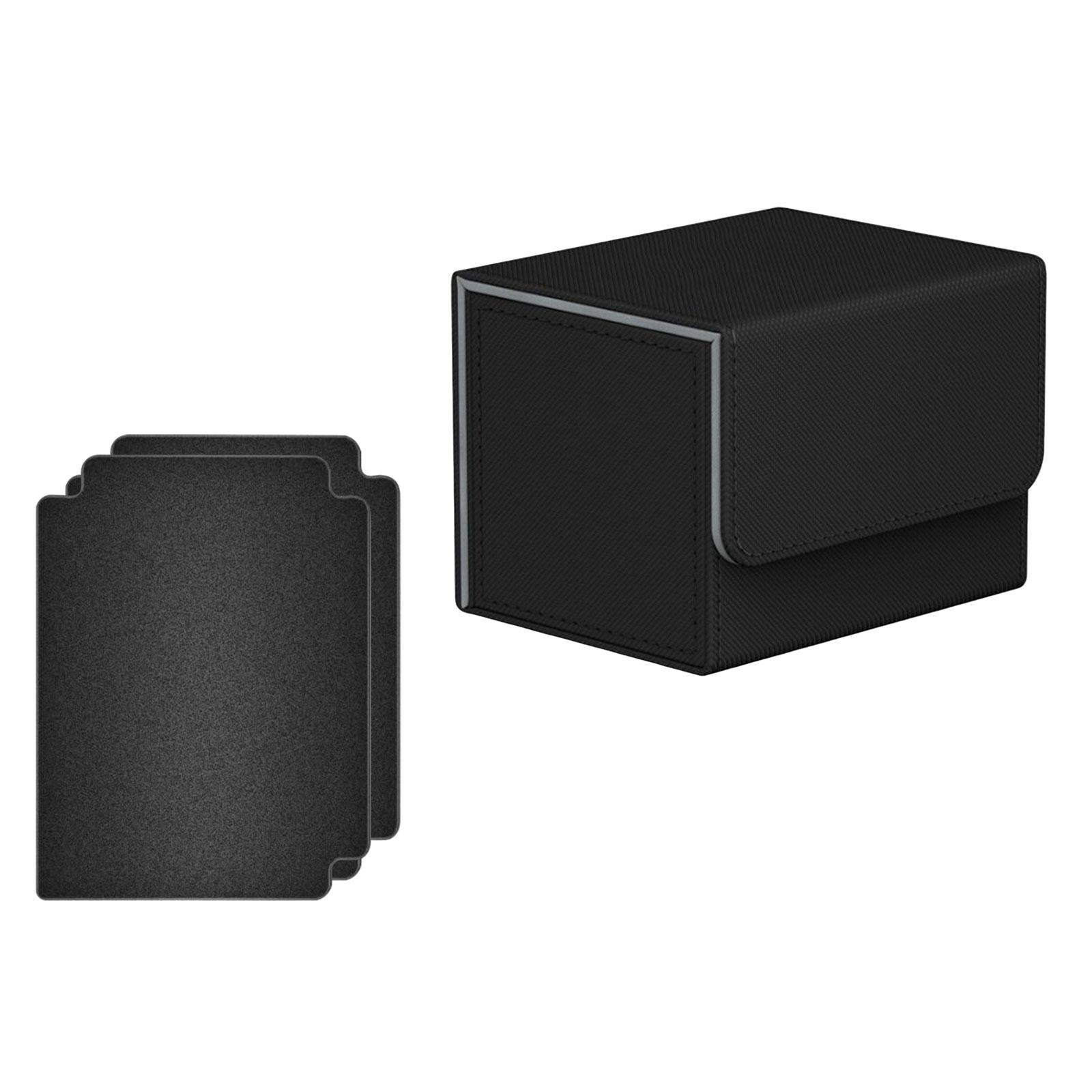 Color: VIOLET/?«?—?…° - Card Deck Box Collectible Cards Container with Magnetic Closure Card Deck Storage Box for Sports Cards Trading Card Games