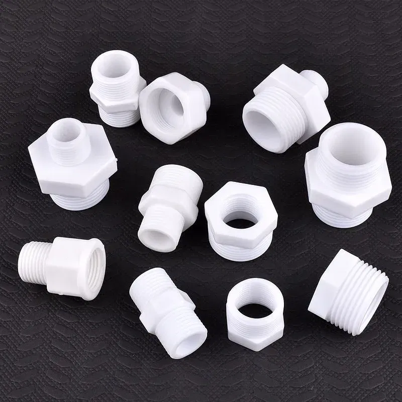 Color: grey, Diameter: 1'' - 2~20PCS 1/2"3/4"1"Inch PVC Male/Female Thread Equal Path/Reducer/Bushing Joint Fish Tank Garden Irrigation Water Pipe Connectors