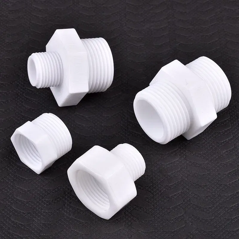 Color: grey, Diameter: 1'' - 2~20PCS 1/2"3/4"1"Inch PVC Male/Female Thread Equal Path/Reducer/Bushing Joint Fish Tank Garden Irrigation Water Pipe Connectors