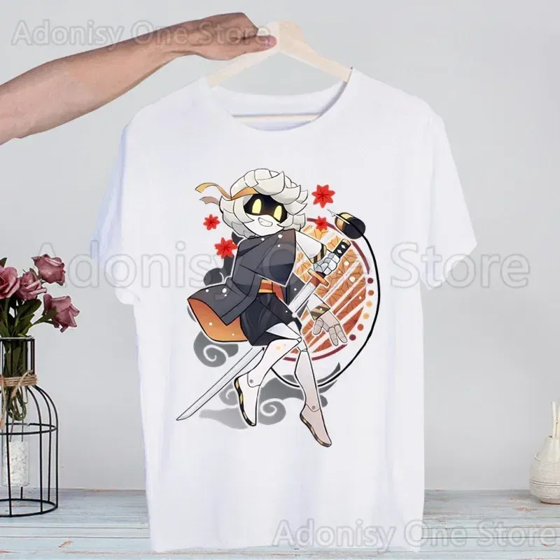 Color: army green, Size: XXXL - Murder Drones Fashion Man Tshirt Summer Fashion T-shirt Casual White Funny Cartoon Print T-shirt Hip Pop Tops tee