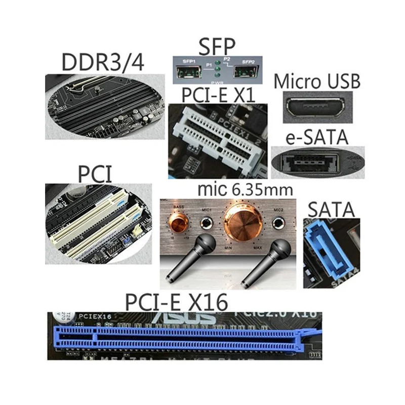 Color: WHITE - Slot Dust Plug Desktop Board Dust Plug Silicone Interface Case Anti-Oxidation Rust Motherboard Anti-dust Cover Dustproof Plug