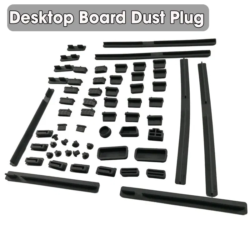 Color: WHITE - Slot Dust Plug Desktop Board Dust Plug Silicone Interface Case Anti-Oxidation Rust Motherboard Anti-dust Cover Dustproof Plug