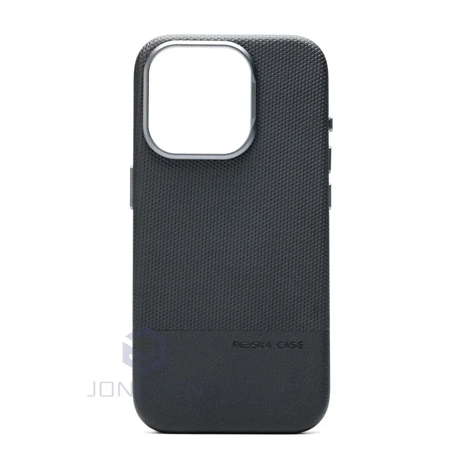 Color: black, Material: Silicon - Luxury Hit Color Wireless Charge For MagSafe Premium Leather Case For iPhone 16 Plus 15 14 13 Pro Max Alloy Len Shockproof Cover