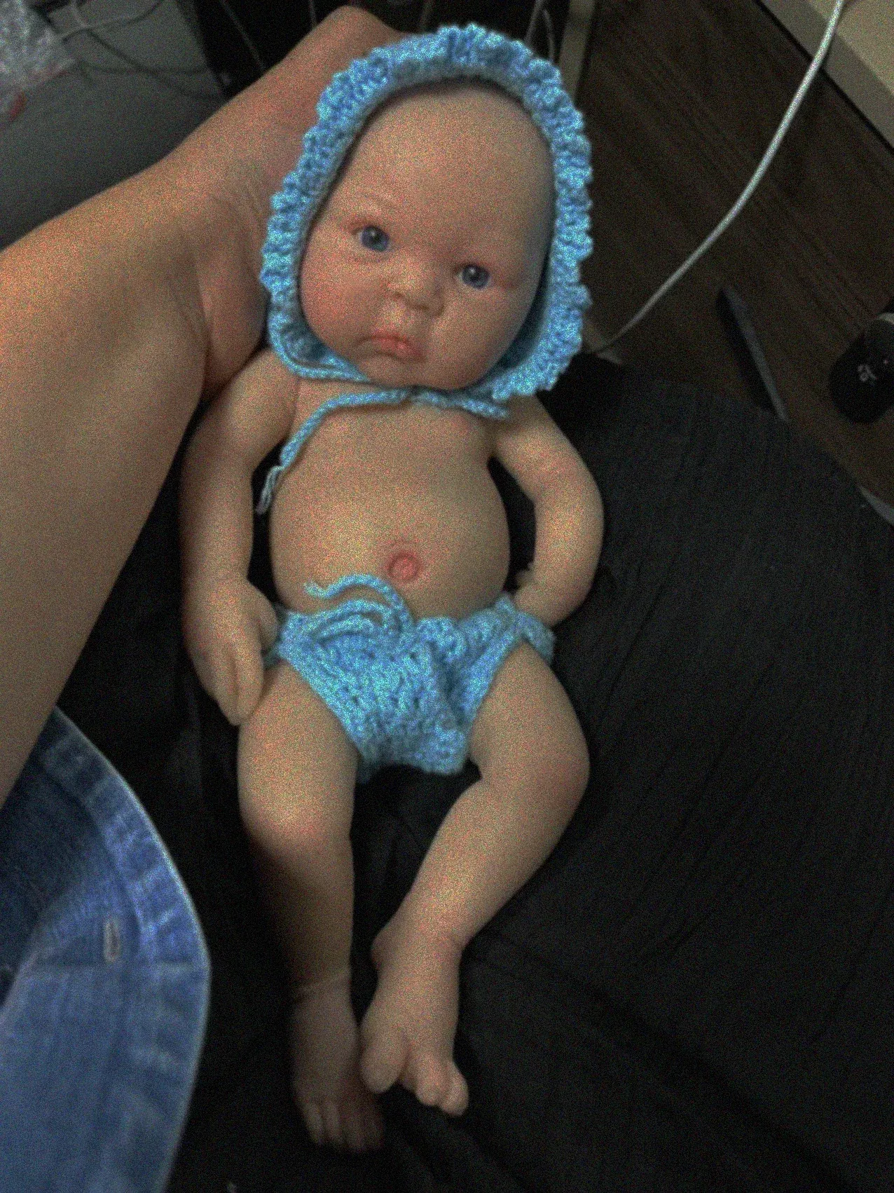 12" Micro Preemie Cute Full Body Soft Silicone Baby Doll Boy Lifelike Reborn Doll Surprise Children Anti-Stress Cuerpo Entero