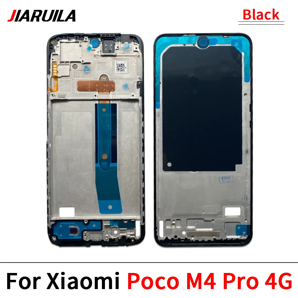 Color: WHITE - LCD Screen Middle LCD Front Frame Housing Bezel Plate Panel Chassis For Xiaomi Poco C65 X3 F3 F4 GT M3 M4 Pro 4G 5G M5S X5 X6