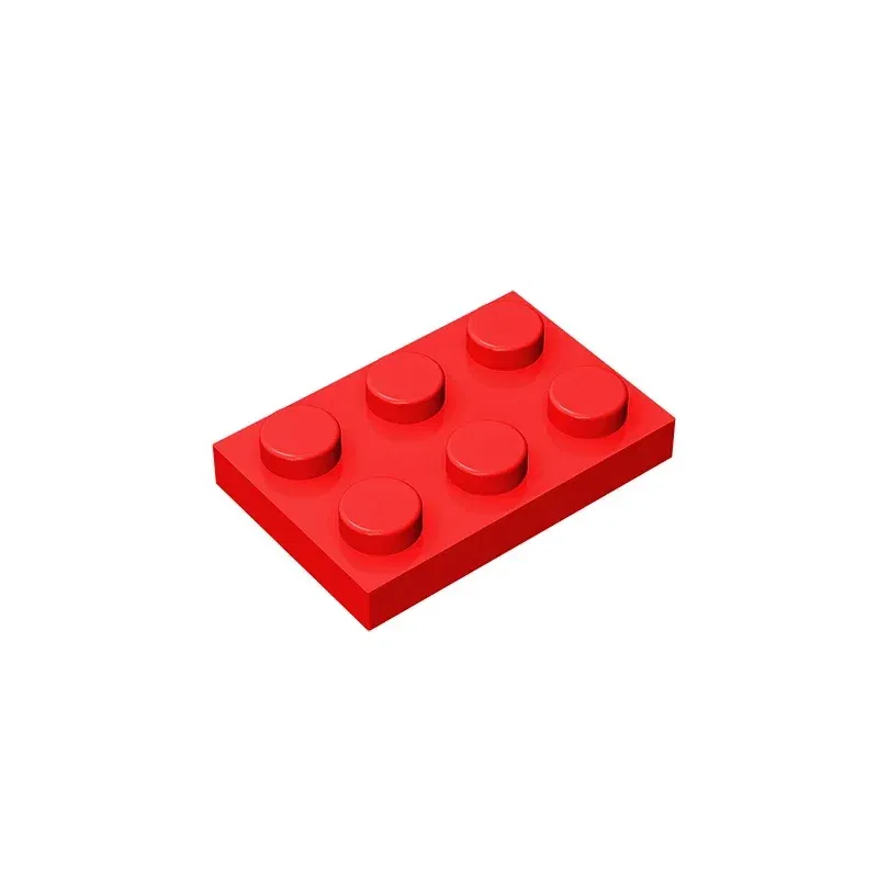 Color: black - Gobricks GDS-510 Plate 2 x 3 compatible  with lego 3021 pieces of children's DIY building block Particles Plate DIY