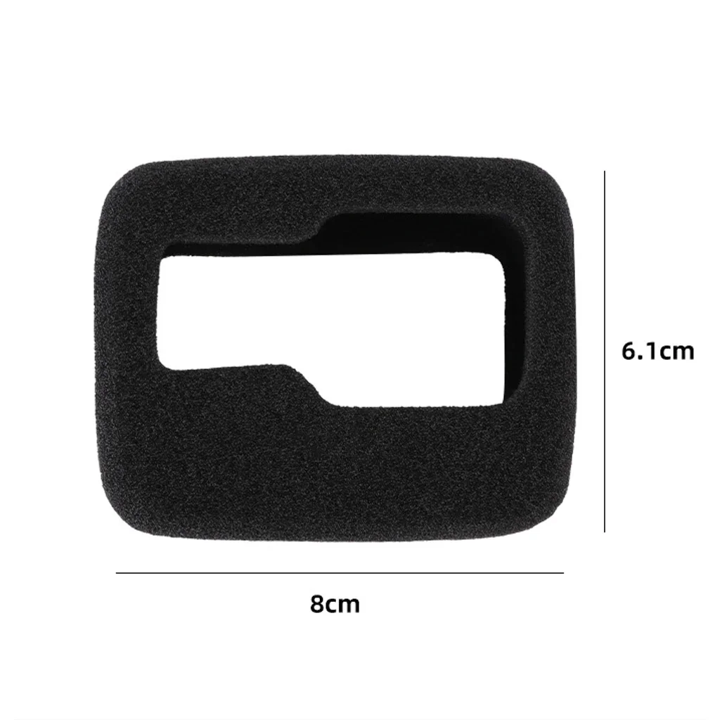 Colour: black color - Sponge Windshield Noise-Reduction Cover Foam For Insta 360 Ace Pro Windproof Housing Case Shell Frame For Insta360 Ace Camera