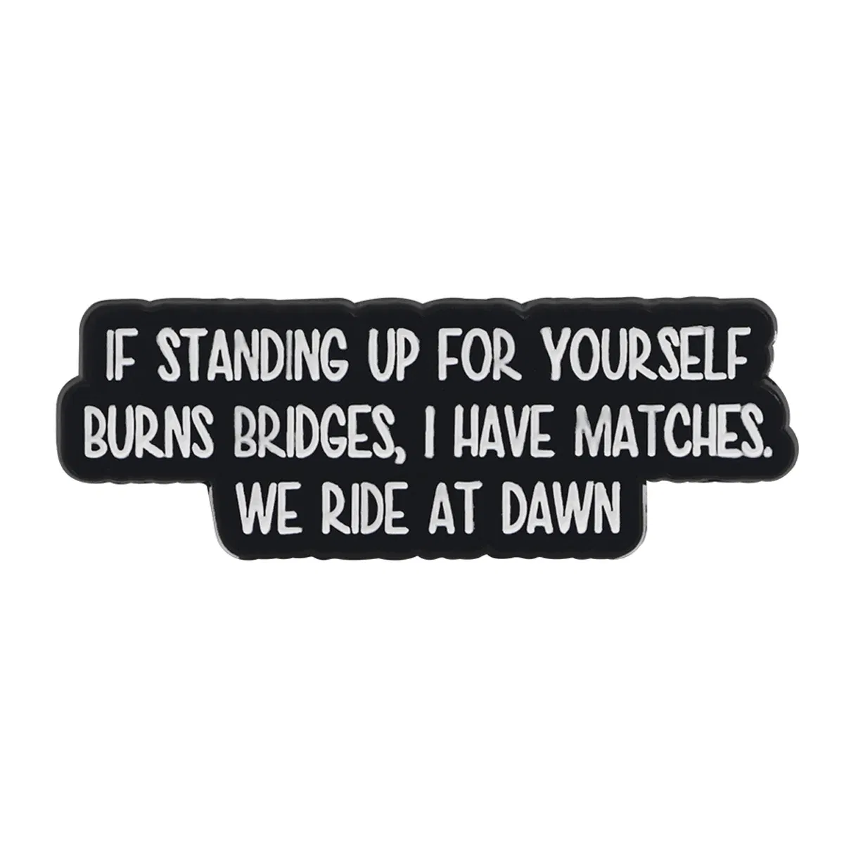 Metal color: Antique Bronze Plated - I'M NOT WEIRD Enamel Pin Funny Quotes Brooch Pines Lapel Pins Quotation Badge Clothing Accessories Fashion Jewelry Unique Gift