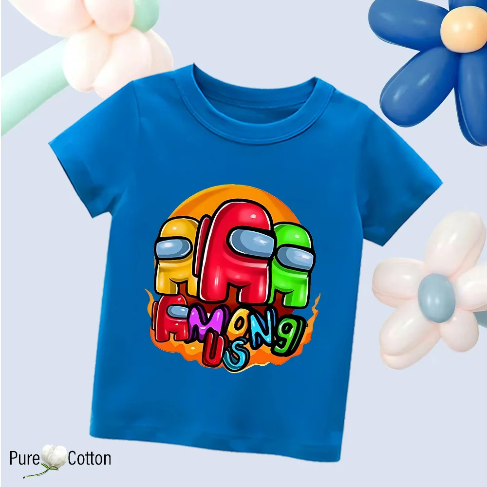 Color: Yellow, Kid Size: 5 - Summer trend wear with many anime patterns sunscreen printing close to the skin cool 4-12 years old children delicate line unifo