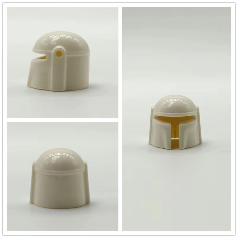 Color: Gold - 1Pcs Star Wars Clone Trooper Helmet Building Block Mini Action Figure Toys