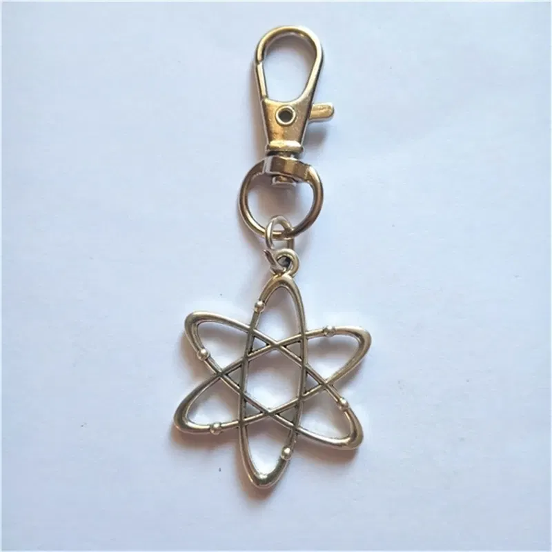 Atom Keychain, Science Keychain, Chemistry Keychain, Atomic Keychain, Scientist Keychain, Physics Keychain, Molecule Keychain